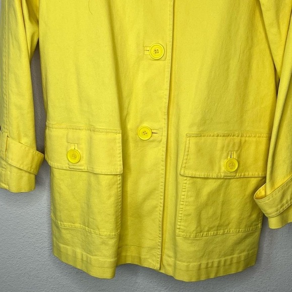 Vintage Liz‎ Claiborne Yellow Coat - Picture 3 of 7